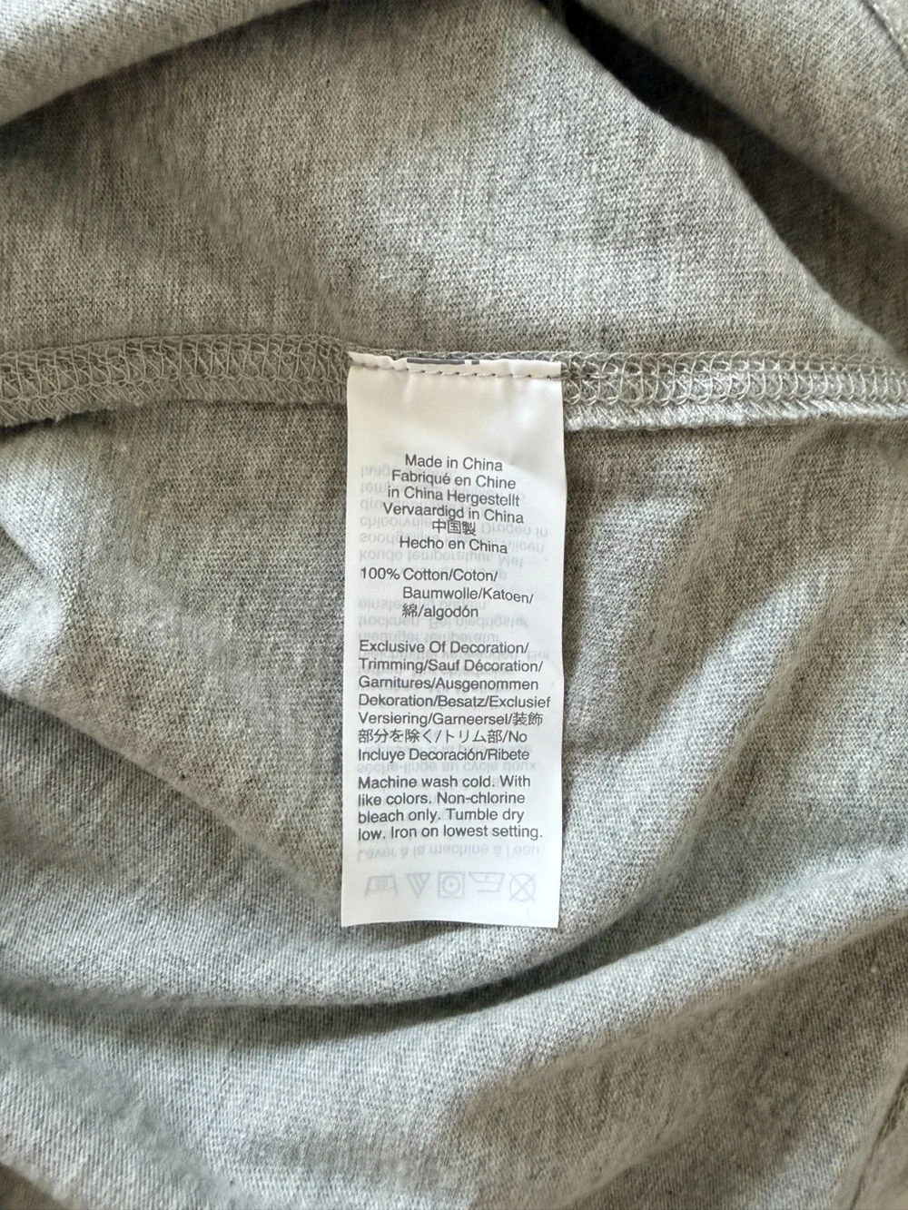 NWOT J.Crew Men's Garment Dyed Slub Cotton Henley Gray Medium